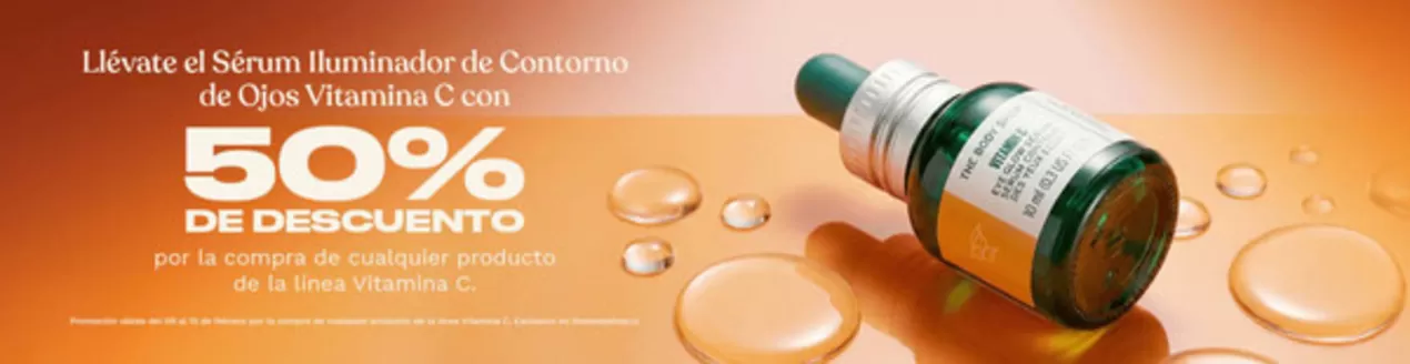 Catálogo The Body Shop en Talcahuano | 50 % de descuento! | 2026-02-11T00:00:00.000Z - 2026-02-15T00:00:00.000Z