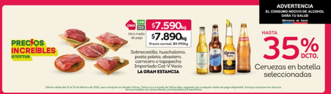 Catálogo Tottus | Ofertas Tottus | 2026-02-12T00:00:00.000Z - 2026-02-15T00:00:00.000Z