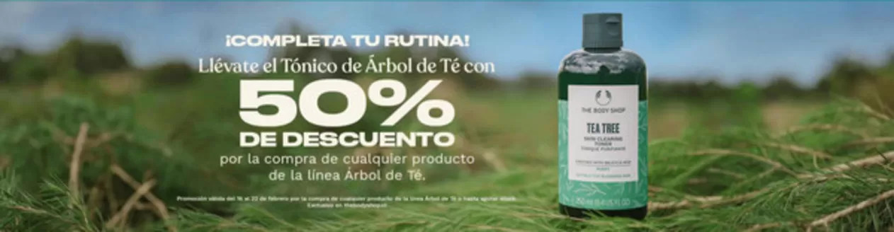 Catálogo The Body Shop en Vitacura | Hasta 50% dcto! | 2026-02-16T00:00:00.000Z - 2026-02-22T00:00:00.000Z