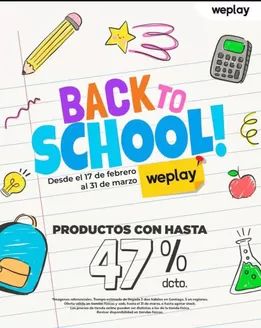 Catálogo WePlay en Huechuraba | Hasta 47% dcto! | 2026-02-17T00:00:00.000Z - 2026-03-31T00:00:00.000Z