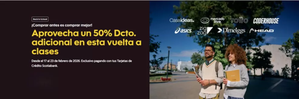 Catálogo Banco del Desarrollo en Cabrero | Aprovecha un 50% dcto! | 2026-02-18T00:00:00.000Z - 2026-02-23T00:00:00.000Z