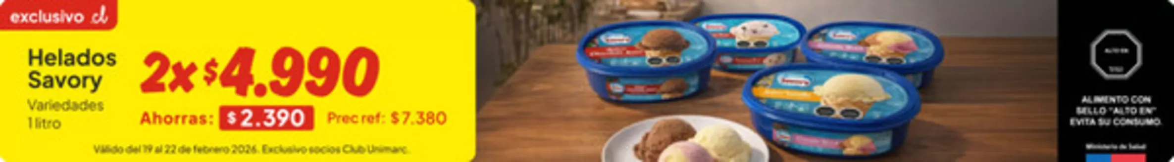 Catálogo Unimarc | Ofertas principales para todos los cazadores de gangas | 2026-02-19T00:00:00.000Z - 2026-02-22T00:00:00.000Z