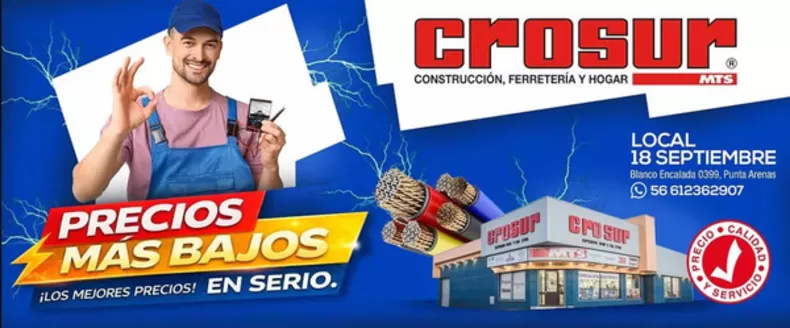 Catálogo Crosur en Antofagasta | Los mejores precios! | 2026-02-20T00:00:00.000Z - 2026-03-06T00:00:00.000Z