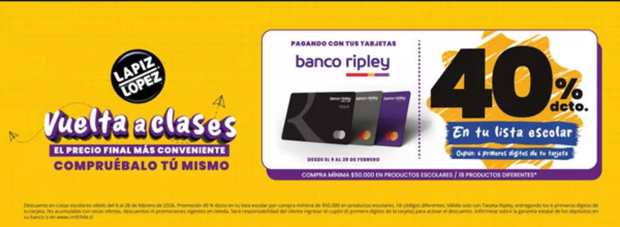 Catálogo Lápiz López en La Unión | Vuelta a clases! | 2026-02-23T00:00:00.000Z - 2026-02-28T00:00:00.000Z