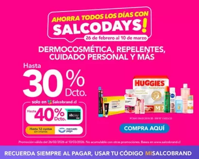 Catálogo Salcobrand en Coihueco | Ofertas Salcobrand. | 2026-02-26T00:00:00.000Z - 2026-03-10T00:00:00.000Z