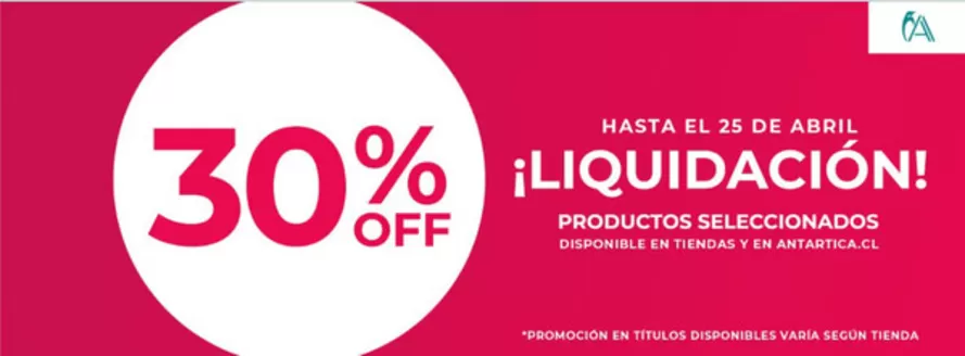 Catálogo Librería Antartica en Macul | 30% Off! | 2026-02-27T00:00:00.000Z - 2026-04-25T00:00:00.000Z