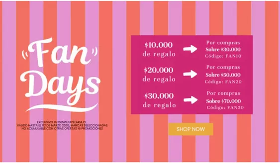 Catálogo Papelaria en Macul | Fan days! | 2026-02-27T00:00:00.000Z - 2026-03-02T00:00:00.000Z