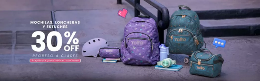 Catálogo Totto | Regreso a clases! 30% Off. | 2026-02-27T00:00:00.000Z - 2026-03-04T00:00:00.000Z