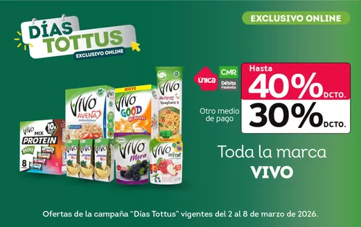 Catálogo Tottus en Las Condes | Excelente oferta para todos los clientes | 2026-03-02T00:00:00.000Z - 2026-03-08T00:00:00.000Z