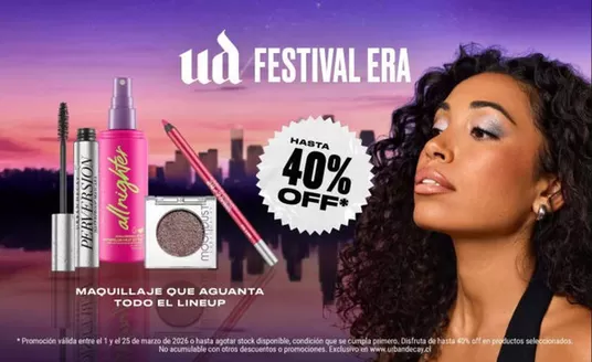 Catálogo Urban Decay en Antofagasta | 20-40% Off! | 2026-03-03T00:00:00.000Z - 2026-03-25T00:00:00.000Z
