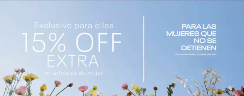 Catálogo Reebok en Santiago |  15% OFF EXTRA en artículos de mujer! | 2026-03-05T00:00:00.000Z - 2026-03-19T00:00:00.000Z