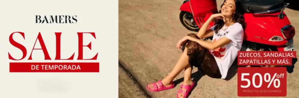 Catálogo Bamers en Vitacura | Sale de temporada! 50% Off. | 2026-03-05T00:00:00.000Z - 2026-03-15T00:00:00.000Z