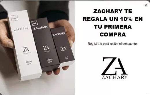 Catálogo Zachary Perfumes en La Reina | 10% Off en tu primera compra! | 2026-03-09T00:00:00.000Z - 2026-03-31T00:00:00.000Z