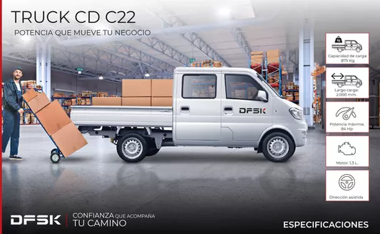Catálogo Derco en Máfil | DFSK TRUCK DC | 2026-03-16T00:00:00.000Z - 2026-03-30T00:00:00.000Z