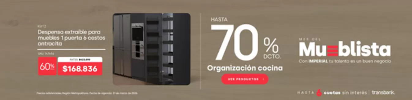 Catálogo Imperial en La Florida | Nuevas ofertas para descubrir | 2026-03-17T00:00:00.000Z - 2026-03-31T00:00:00.000Z