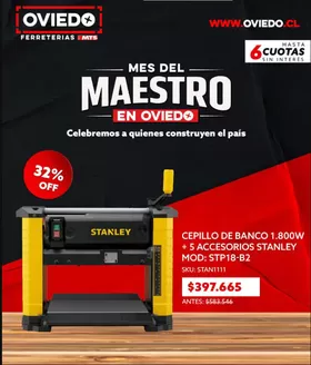 Catálogo Ferretería Oviedo en La Florida | Mes del maestro ! | 2026-03-18T00:00:00.000Z - 2026-03-31T00:00:00.000Z