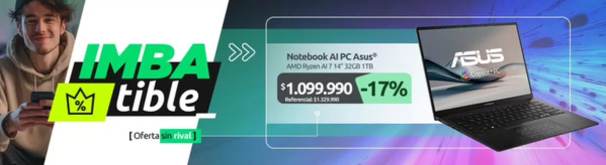 Catálogo PC Factory en Talcahuano | Ofertas principales para ahorradores | 2026-03-20T00:00:00.000Z - 2026-04-03T00:00:00.000Z
