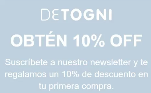 Catálogo De Togni en Vitacura | OBTEN 10% +OPORTUNITADES! | 2026-03-24T00:00:00.000Z - 2026-05-31T00:00:00.000Z