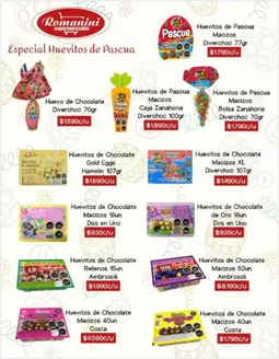 Catálogo Supermercados Romanini en Providencia | Especial Huevitos de Pascua! | 2026-03-25T00:00:00.000Z - 2026-04-06T00:00:00.000Z