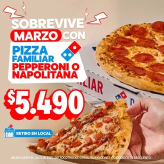 Catálogo Domino's Pizza en Vitacura | Ofertas promocional. | 2026-03-25T00:00:00.000Z - 2026-03-31T00:00:00.000Z