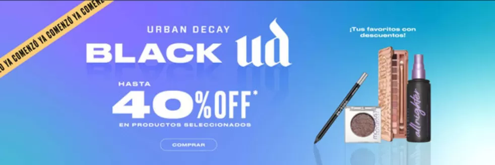 Catálogo Urban Decay | Hasta 40% Off! | 2026-03-27T00:00:00.000Z - 2026-03-31T00:00:00.000Z