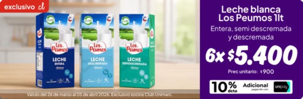 Catálogo Unimarc en Talagante | Ofertas exclusivas para nuestros clientes | 2026-03-26T00:00:00.000Z - 2026-04-05T00:00:00.000Z