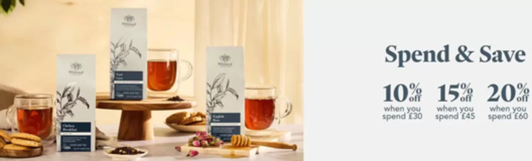 Catálogo Whittard en Chiguayante | Spend&save! 10-20% Off. | 2026-04-02T00:00:00.000Z - 2026-04-16T00:00:00.000Z