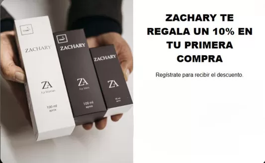 Catálogo Zachary Perfumes en Viña del Mar | 10% Off en tu primera compra! | 2026-04-07T00:00:00.000Z - 2026-05-31T00:00:00.000Z