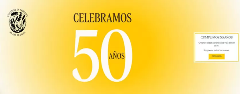 Catálogo L'Occitane en Santiago | Celebramos 50 anos! | 2026-04-08T00:00:00.000Z - 2026-04-30T00:00:00.000Z