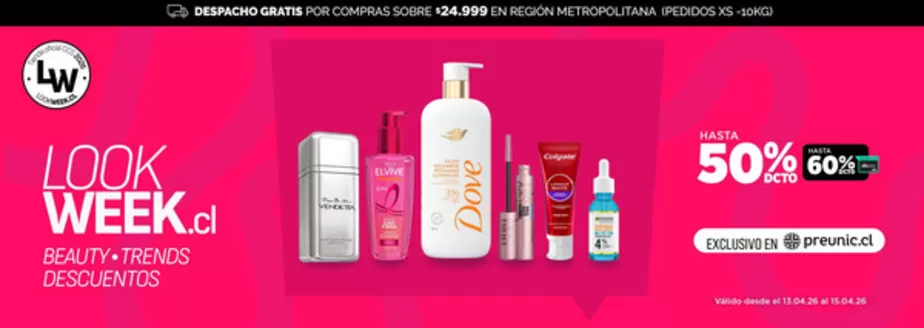 Catálogo PreUnic en La Serena | Grandes descuentos en productos seleccionados | 2026-04-13T00:00:00.000Z - 2026-04-15T00:00:00.000Z