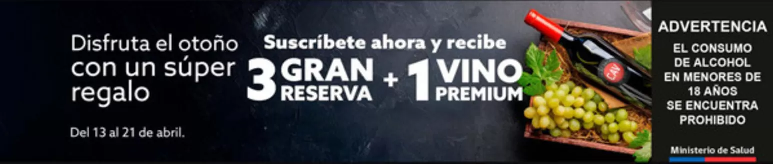 Catálogo Club de Amantes del Vino en Santiago | Ofertas exclusivos! | 2026-04-16T00:00:00.000Z - 2026-04-21T00:00:00.000Z