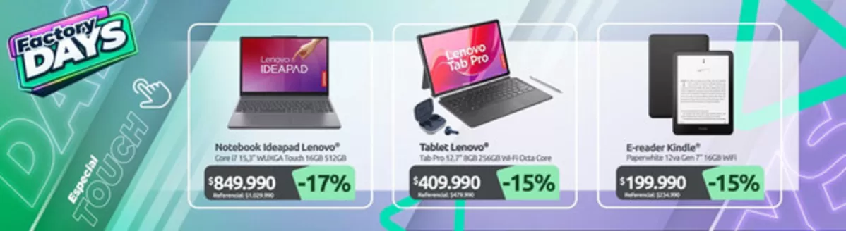 Catálogo PC Factory en Alto Hospicio | Gangas y ofertas actuales | 2026-04-20T00:00:00.000Z - 2026-05-04T00:00:00.000Z