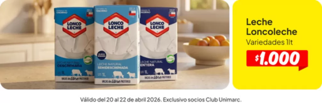 Catálogo Unimarc en La Reina | Grandes descuentos en productos seleccionados | 2026-04-20T00:00:00.000Z - 2026-04-22T00:00:00.000Z