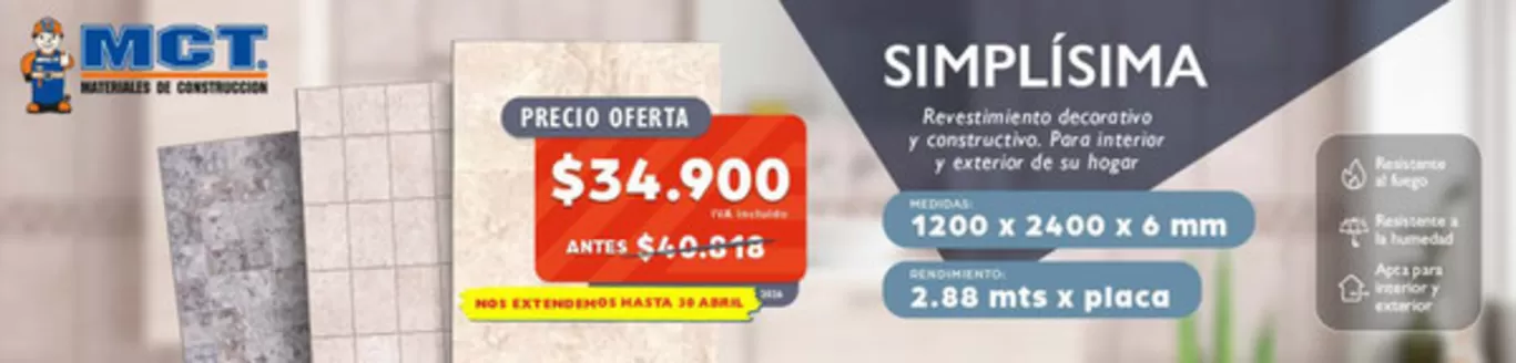 Catálogo MCT en Peñalolén | Precio Oferta! | 2026-04-22T00:00:00.000Z - 2026-04-30T00:00:00.000Z