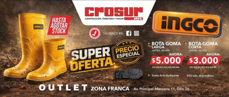 Catálogo Crosur en Peñalolén | Super Oferta! Precio especial. | 2026-04-22T00:00:00.000Z - 2026-05-03T00:00:00.000Z