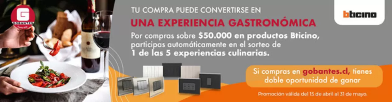 Catálogo Gobantes en Peñalolén | Promociones! | 2026-04-22T00:00:00.000Z - 2026-05-31T00:00:00.000Z