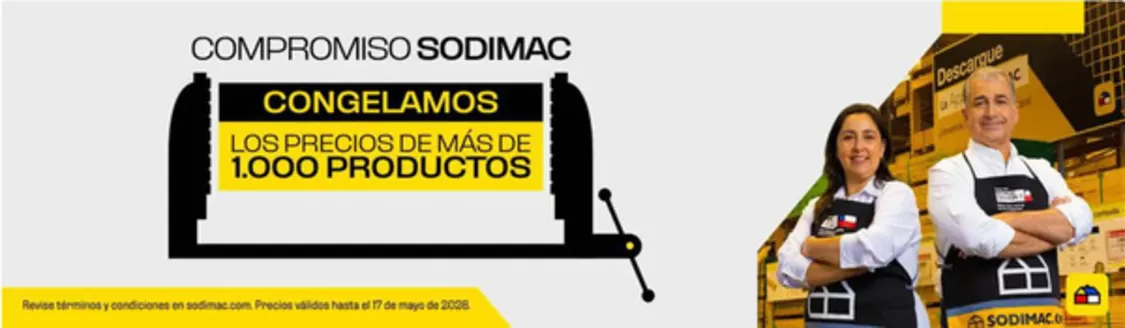 Catálogo Constructor Sodimac en Peñalolén | Compromiso sodimac! | 2026-04-22T00:00:00.000Z - 2026-05-17T00:00:00.000Z