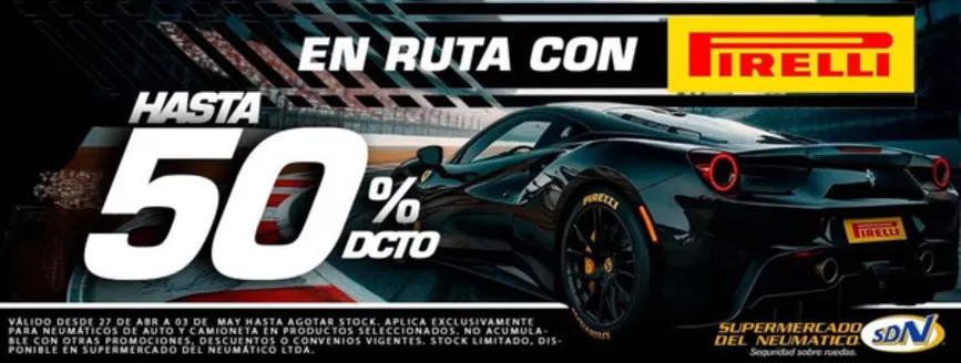 Catálogo Supermercado Del Neumático | Hasta 50% dcto! | 2026-04-28T00:00:00.000Z - 2026-05-03T00:00:00.000Z
