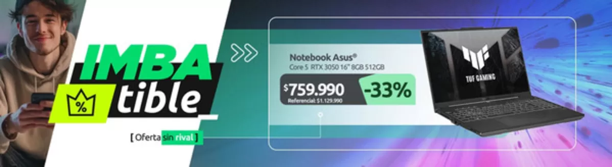 Catálogo PC Factory en Llanquihue | Gangas exclusivas | 2026-04-30T00:00:00.000Z - 2026-05-14T00:00:00.000Z