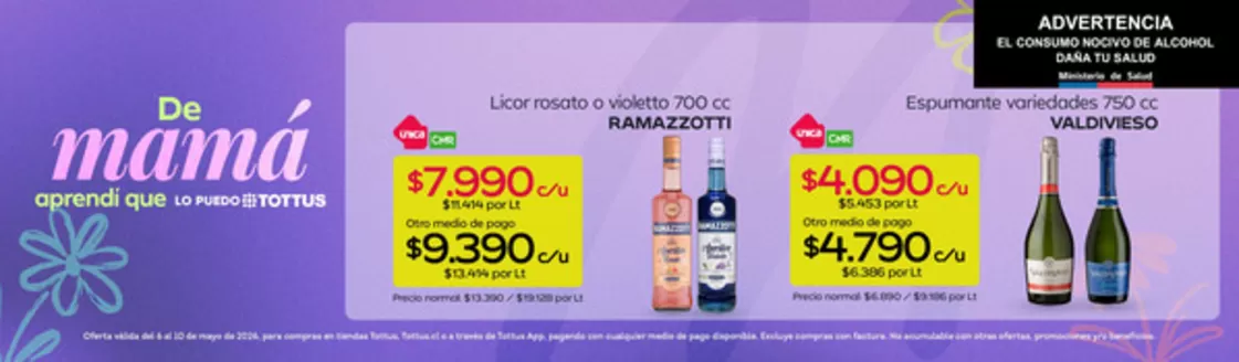 Catálogo Tottus en Antofagasta | Excelente oferta para todos los clientes | 2026-05-06T00:00:00.000Z - 2026-05-10T00:00:00.000Z