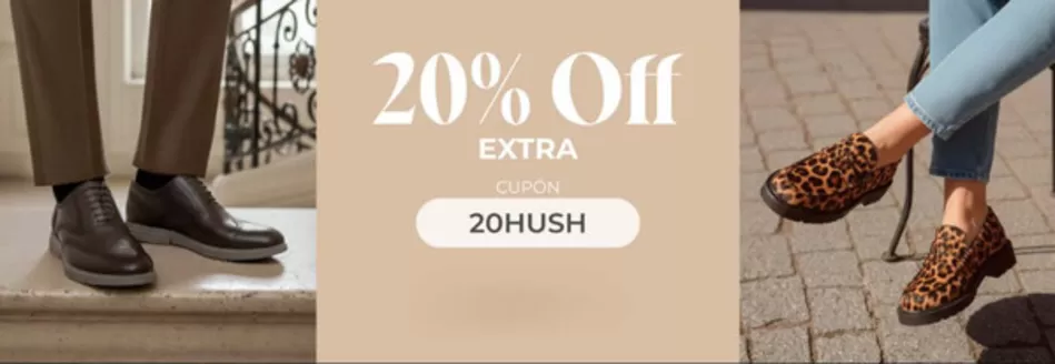 Catálogo Hush Puppies | 20% Off! | 2026-05-11T00:00:00.000Z - 2026-05-25T00:00:00.000Z