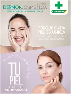 Catálogo Cruz Verde | Revista Digital DermocosmeC38C tica Mayo 2026 | 2026-05-01T00:00:00.000Z - 2026-05-31T00:00:00.000Z