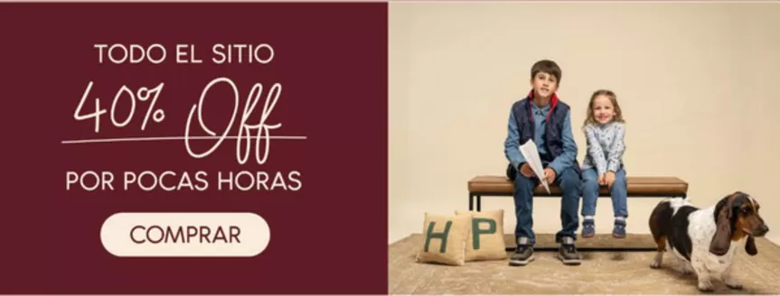 Catálogo Hush Puppies Kids en Macul | 40% Off! | 2026-05-15T00:00:00.000Z - 2026-05-29T00:00:00.000Z