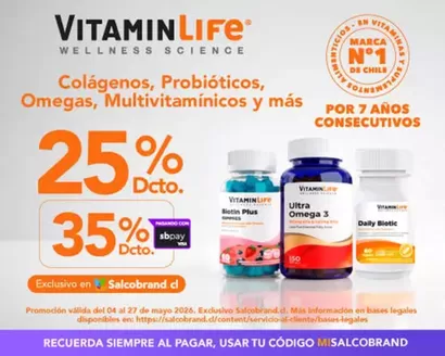 Catálogo Salcobrand | Ofertas principales y descuentos | 2026-05-04T00:00:00.000Z - 2026-05-27T00:00:00.000Z