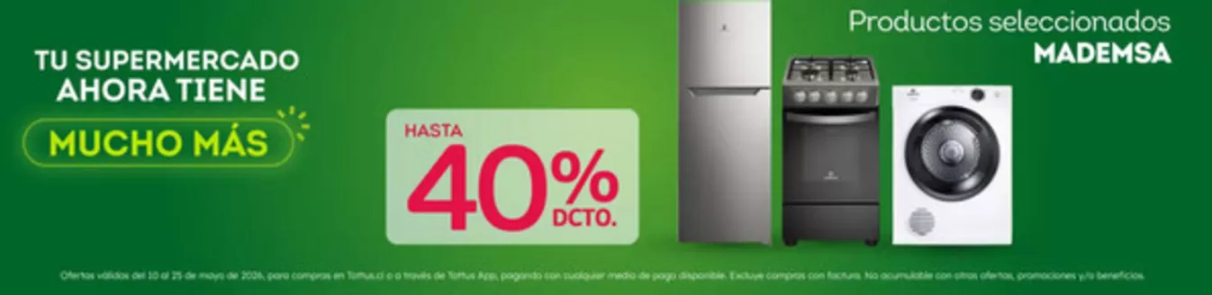 Catálogo Tottus | Hasta 40% dcto. | 2026-05-18T00:00:00.000Z - 2026-05-25T00:00:00.000Z