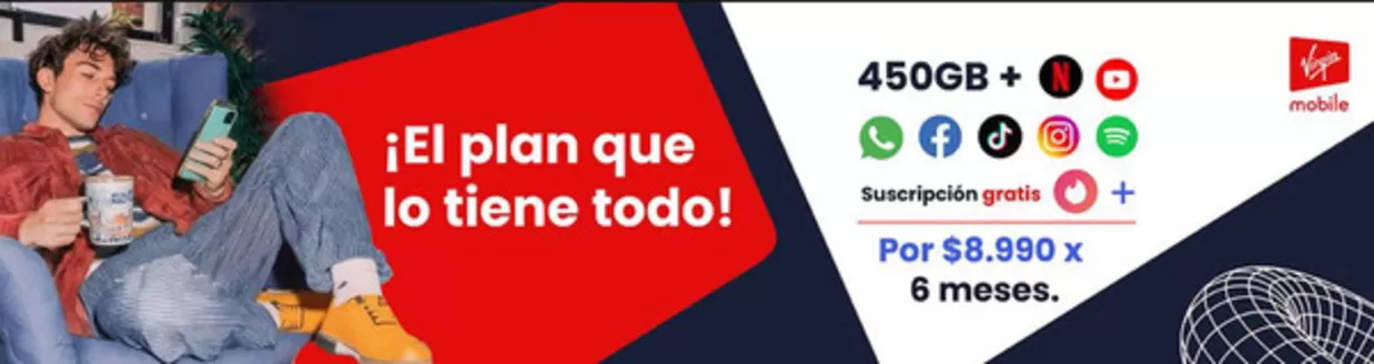 Catálogo Virgin Mobile en San Francisco de Mostazal | Ofertas exclusivos! | 2026-05-18T00:00:00.000Z - 2026-05-31T00:00:00.000Z
