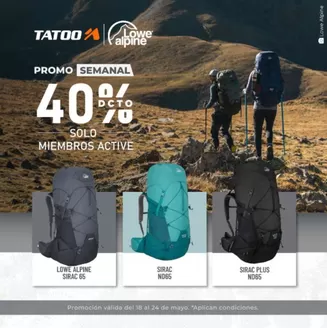Catálogo Tatoo | Oferta semanal! 40% dcto. | 2026-05-19T00:00:00.000Z - 2026-05-24T00:00:00.000Z