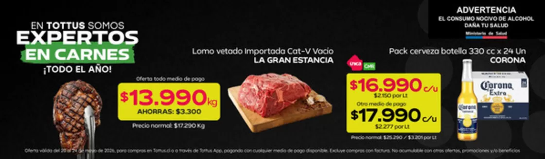 Catálogo Tottus en Monte Águila | Ofertas Tottus | 2026-05-20T00:00:00.000Z - 2026-05-24T00:00:00.000Z