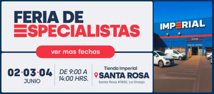 Catálogo Imperial en Santiago | Gangas y ofertas actuales | 2026-06-02T00:00:00.000Z - 2026-06-04T00:00:00.000Z