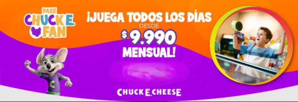 Catálogo Chuck E. Cheese´s | Ofertas exclusivos! | 2026-05-28T00:00:00.000Z - 2026-06-11T00:00:00.000Z